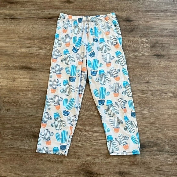 Handmade cactus print kids leggings - Picture 1 of 6